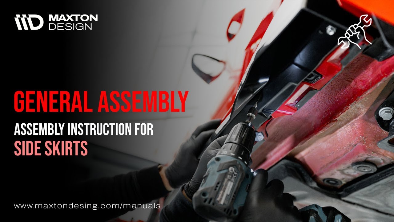 How to install SIDE SKIRTS ABS Gloss Black | #StreetPlus