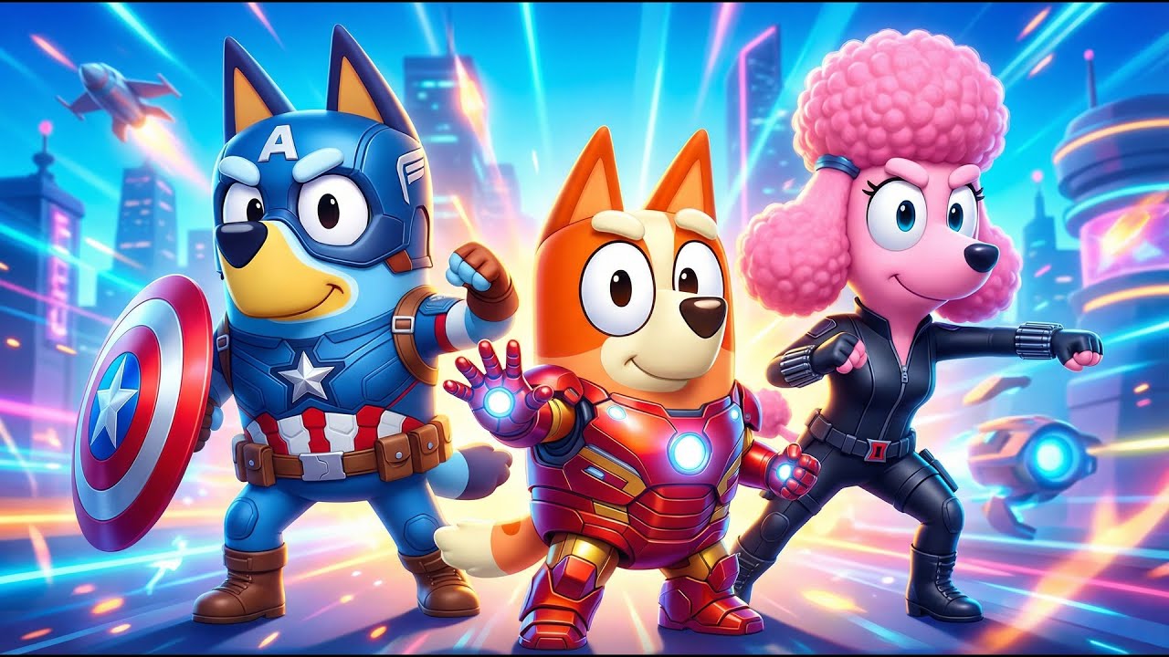Bluey & Friends Assemble! 🦸‍♂️💥 | Superheroes to the Rescue! 💙