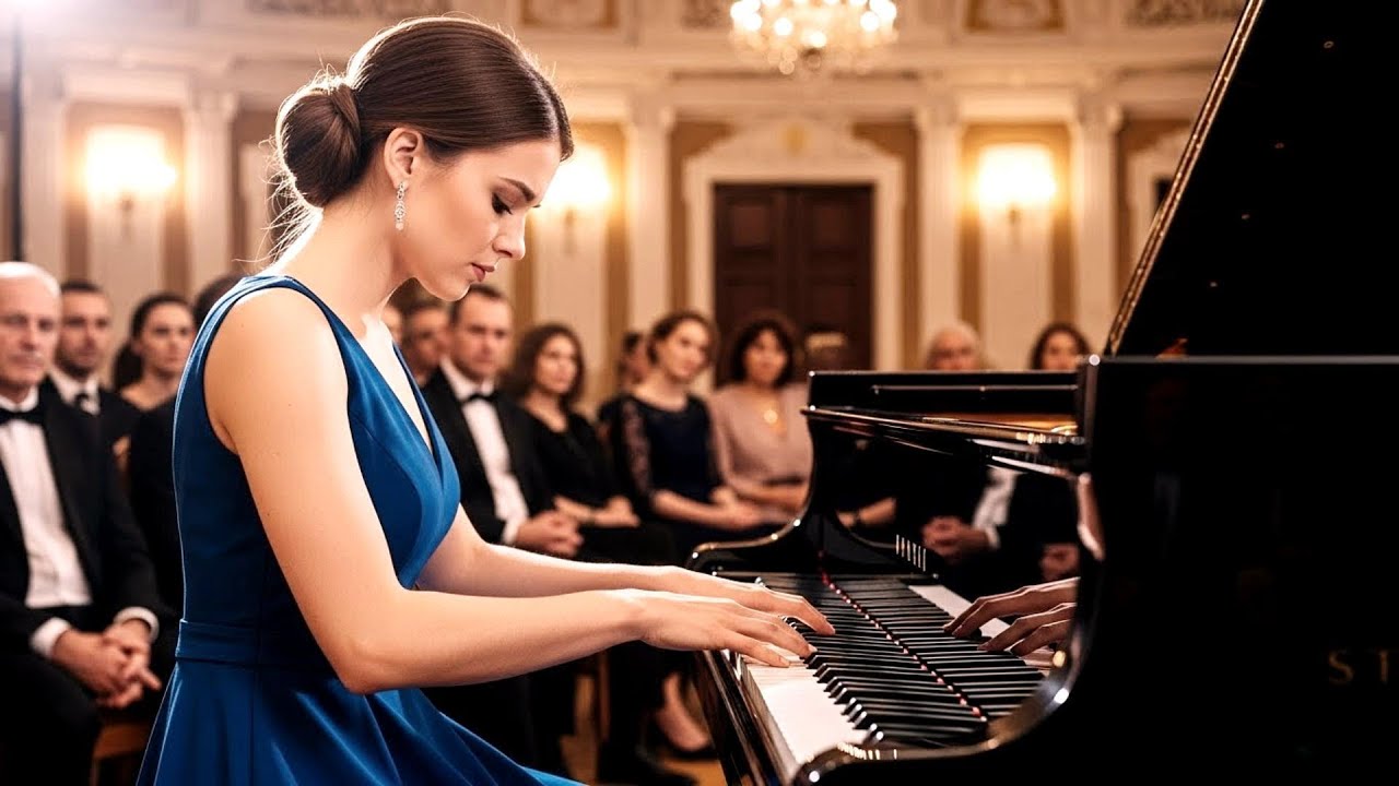 Teachers compel a simple woman to play, unaware that she is a piano virtuoso...