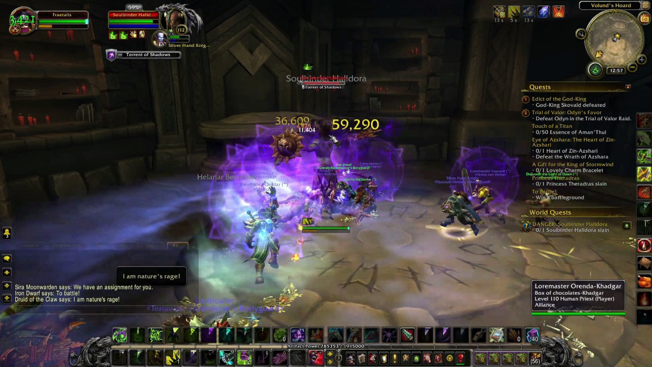World of Warcraft DANGER: Soulbinder Halldora Stormheim Legion World Quest Guide