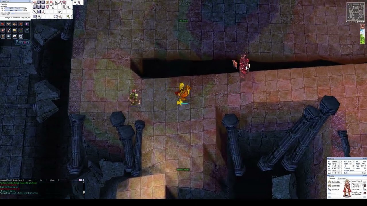 Holy Cross Crusader vs Evil Druids on Payon Stories