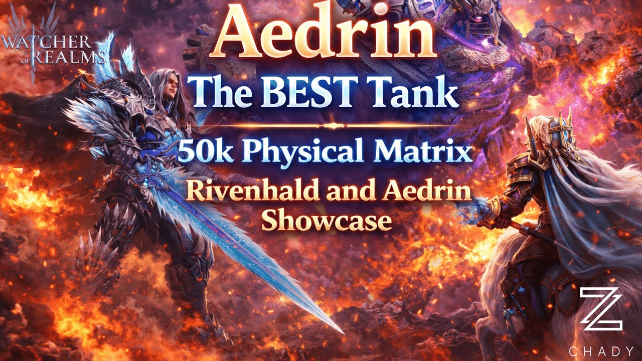 Aedrin is the BEST Tank!! | Spellbane Matrix 50k Run ft. Rivenhald | Watcher of Realms
