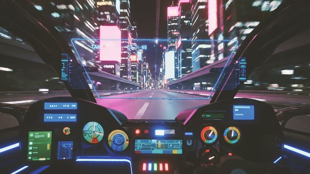 NEON CITY //\\ Synthwave , Vaporwave, Chillwave, Cyberpunk