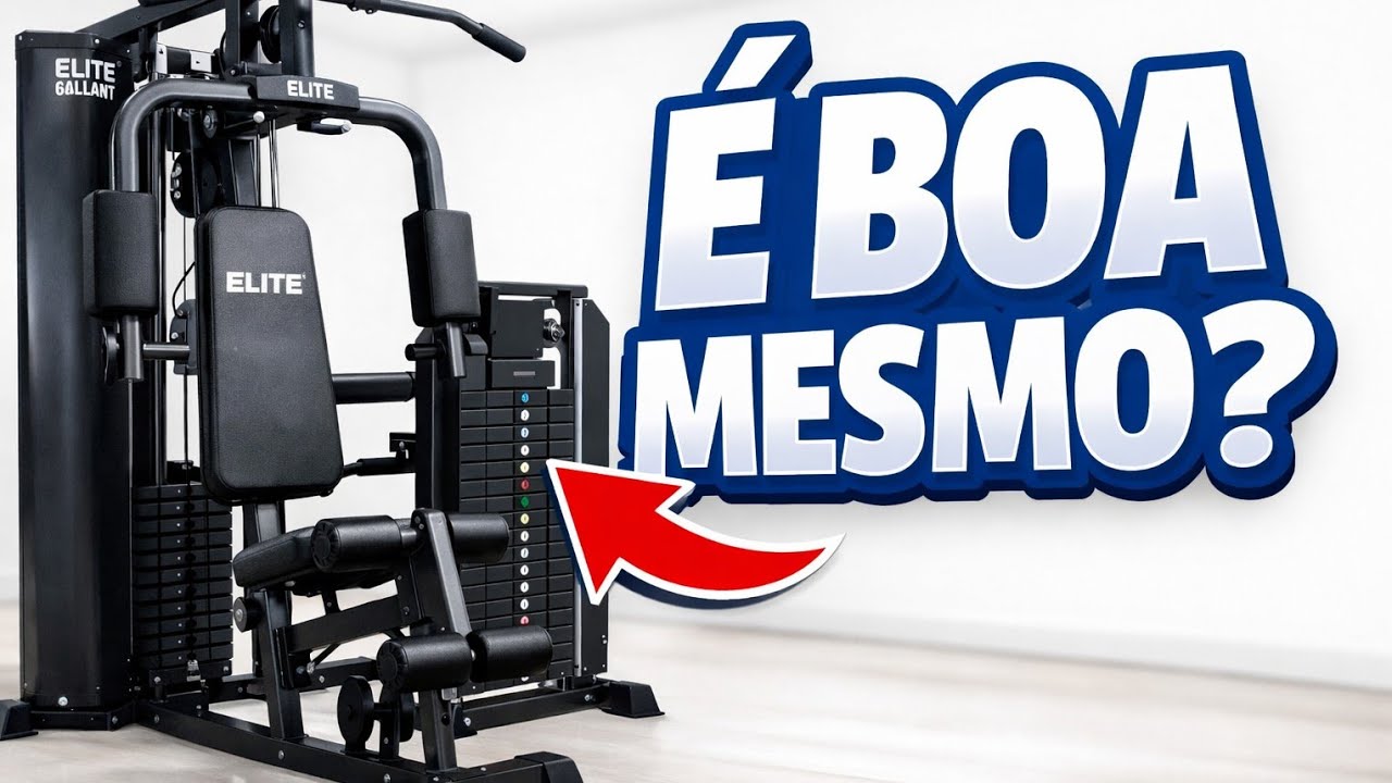 Aparelho de Ginástica Gallant Elite 65kg para Treino Completo