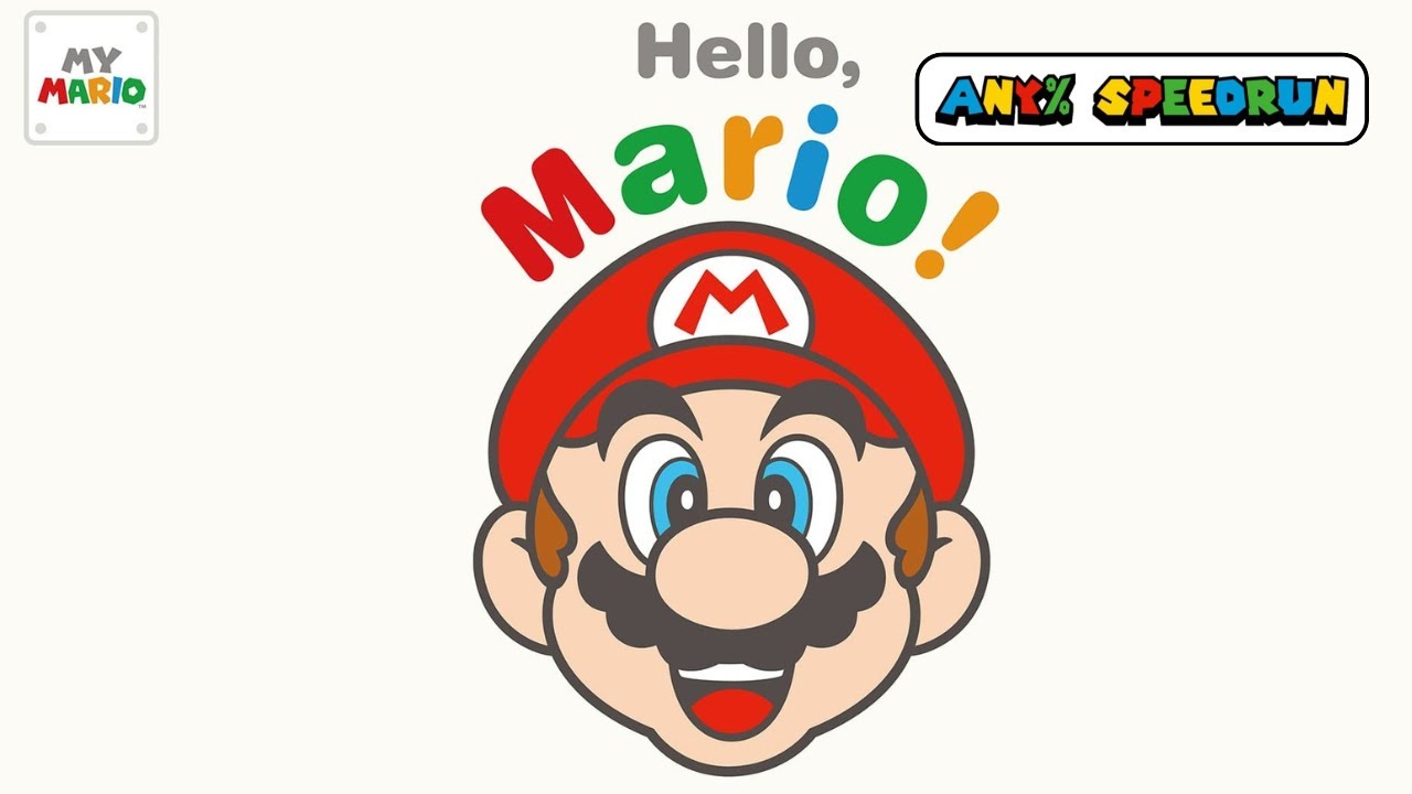 Hello, Mario! | Any% speedrun - 2:46.31 (all tasks/minigames)