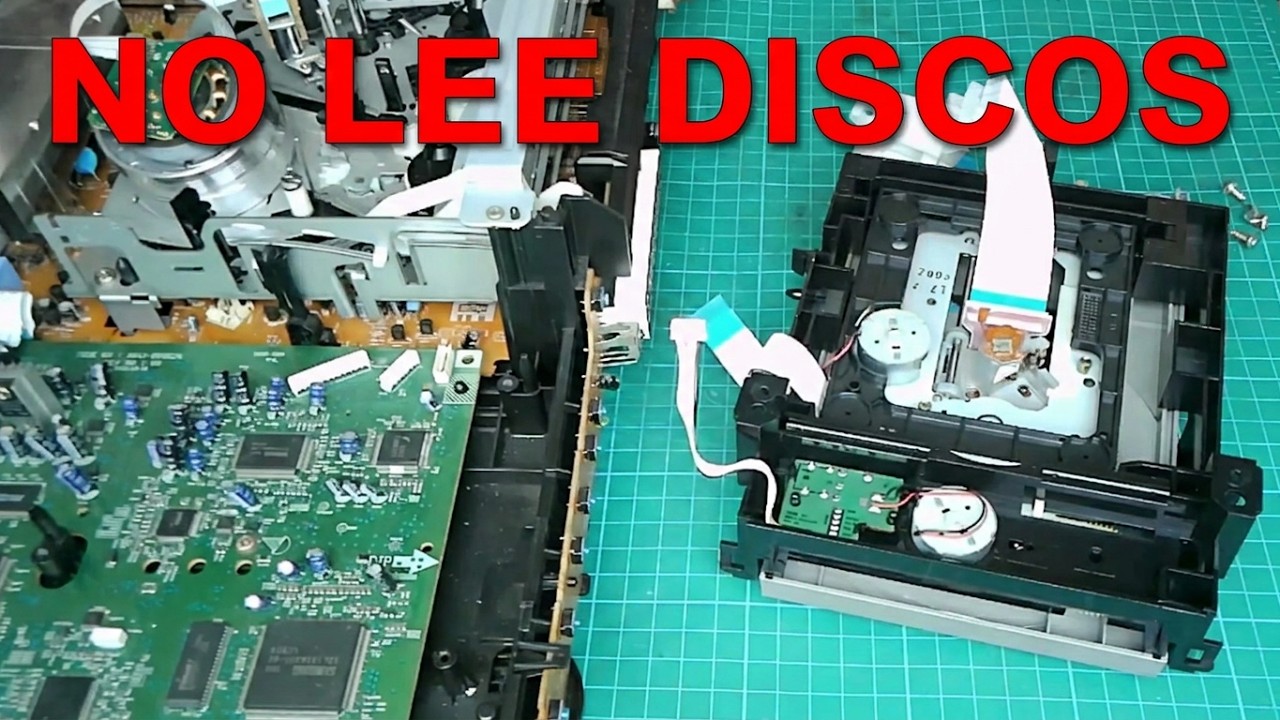 Reparación Sony SLV-D900  que no lee discos.