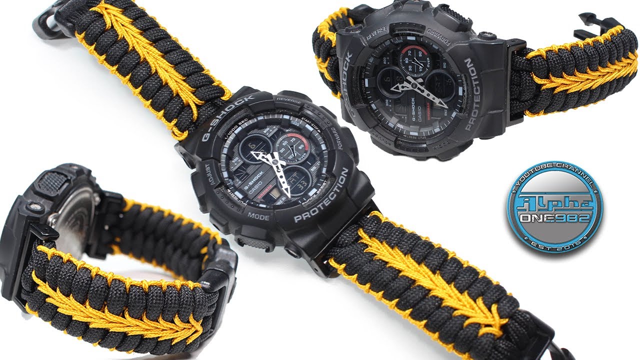 How to Make a Paracord Watch Strap or Paracord Watch Band with Micro cord Stitching Tutorial
