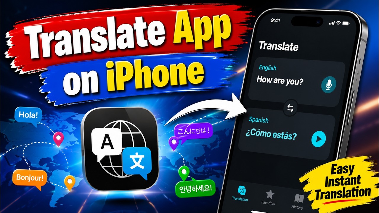 How to Use Translate App on iPhone | Easy Instant Translation Guide for Beginners