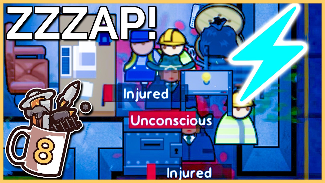 Dealing with DANGEROUS Electrical Faults! | Prison Architect #8
