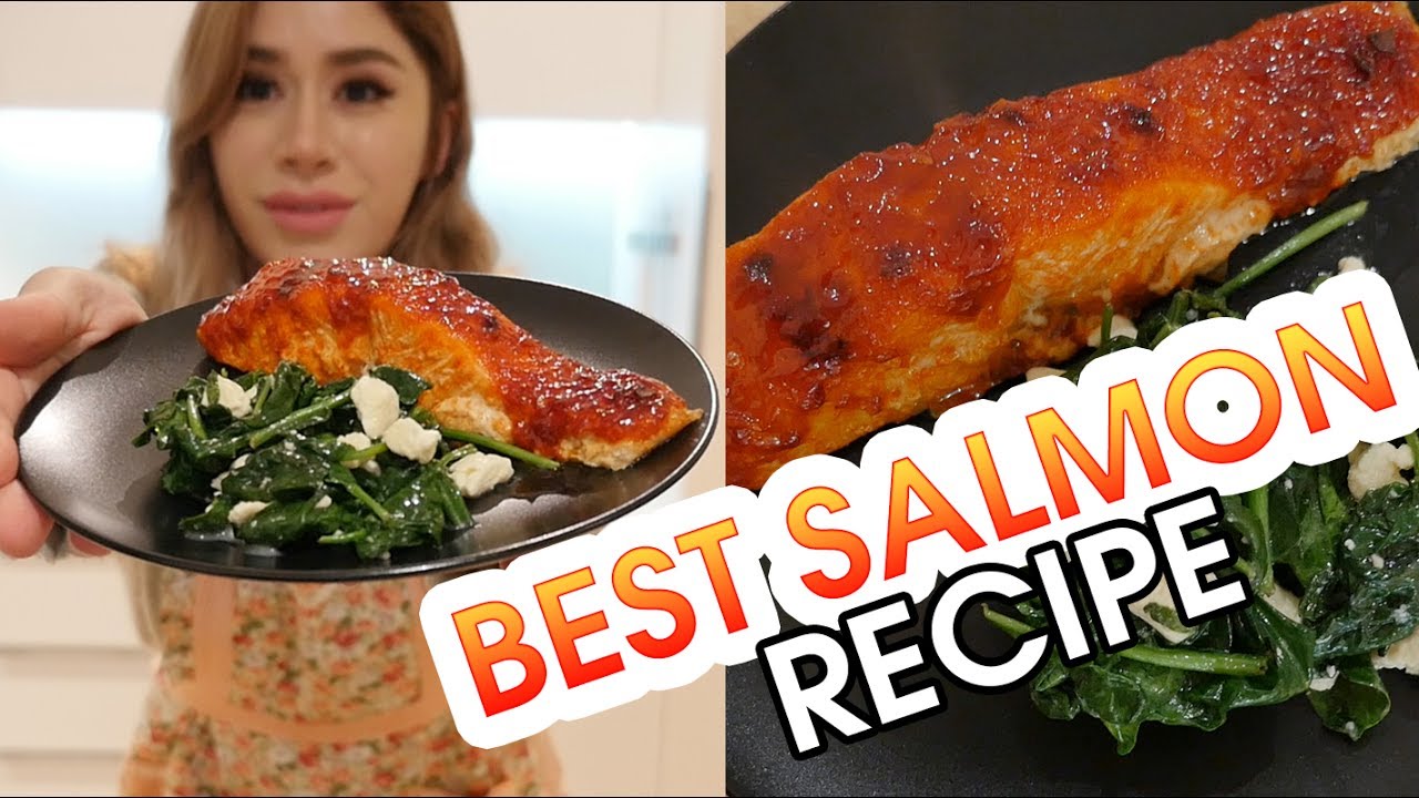 MY FAVORITE SALMON RECIPE | Spicey Korean Salmon