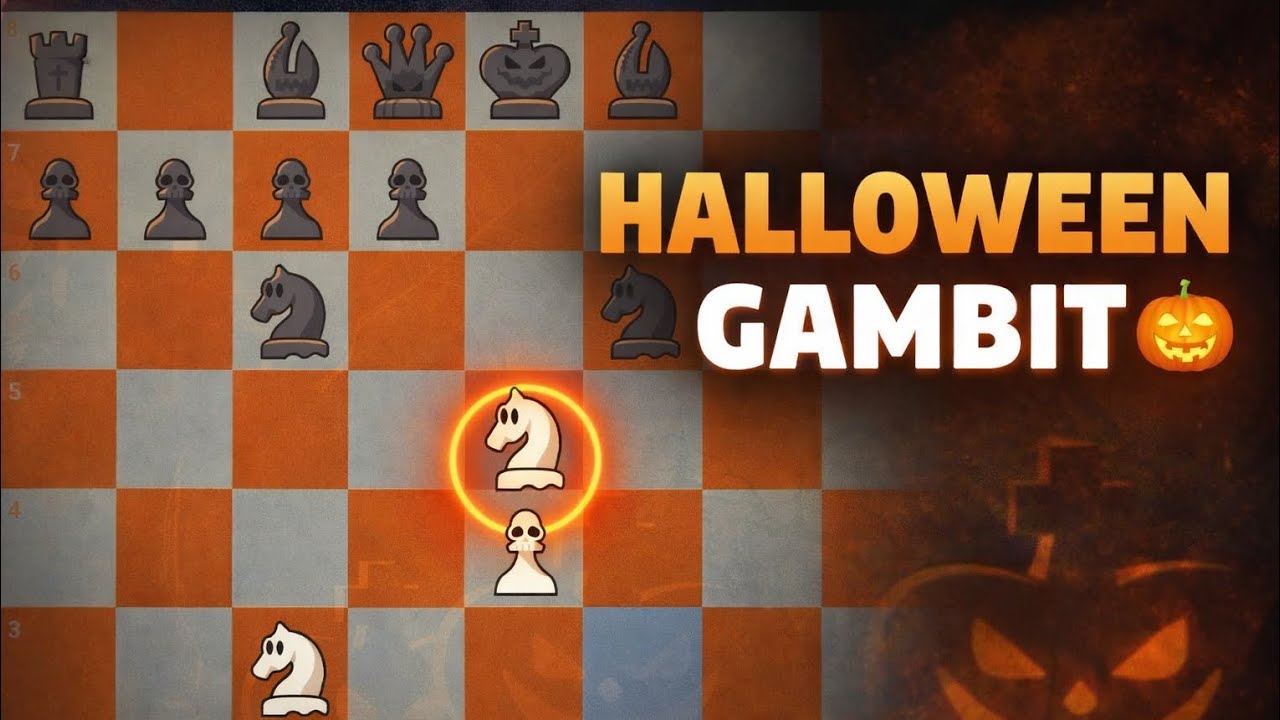 Halloween Gambit: The Craziest Knight Sacrifice in Chess 