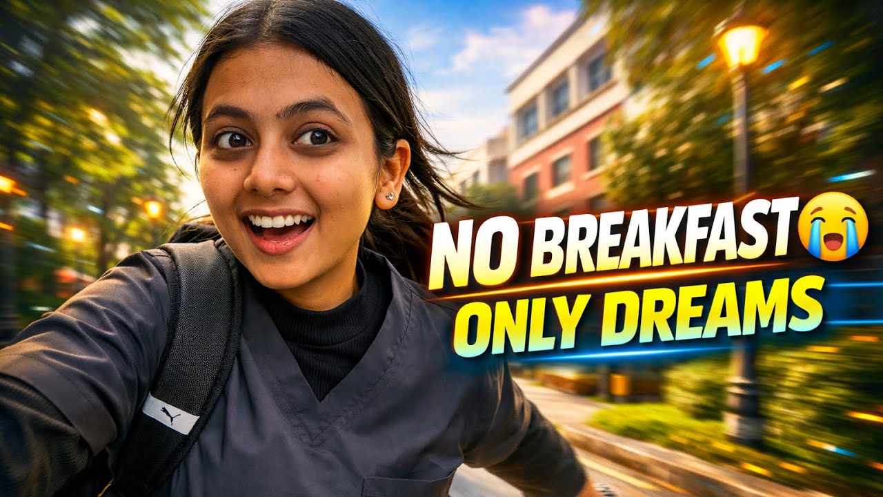 POV rushing to college - "No breakfast, only dreams"|| sri rajiv gandhi dental college 3/31