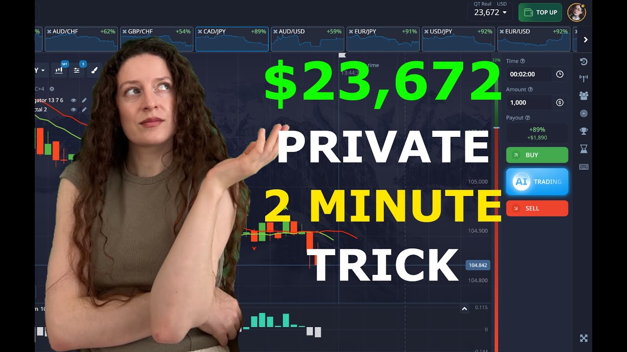 $23,672 с моим новым 2 минутным методом | Лучшая торговля Pocket Option