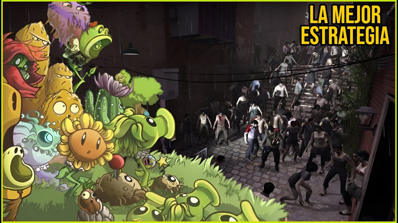 LAS PLANTAS DE PLANTAS VS ZOMBIES PODRÍAN CONTENER  A LOS INFECTADOS DE LEFT 4 DEAD?