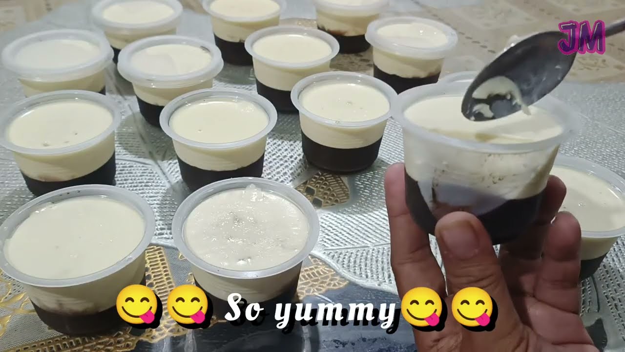 Super creamy black sambo dessert quick and easy / how to make black sambo / chocolate & cream jelly