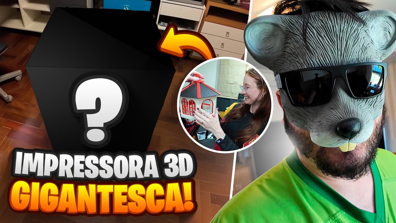 MINHA NOVA IMPRESSORA 3D CHEGOU E É ABSURDA - BAMBULAB H2D