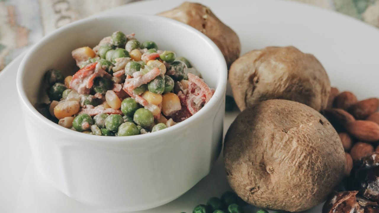 VEGAN Pea Salad || COOKING WITH BERTA JAY
