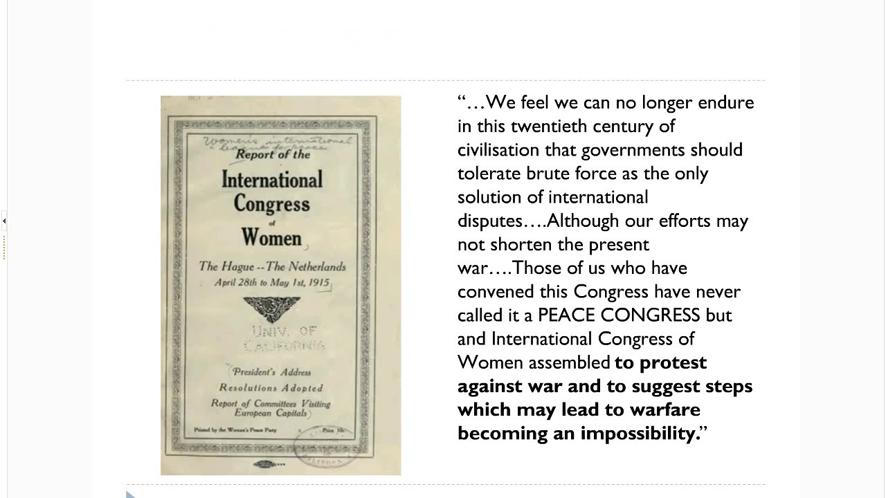 Recording of webinar on WOMEN, PEACE AND SECURITY – held 8th March 2018