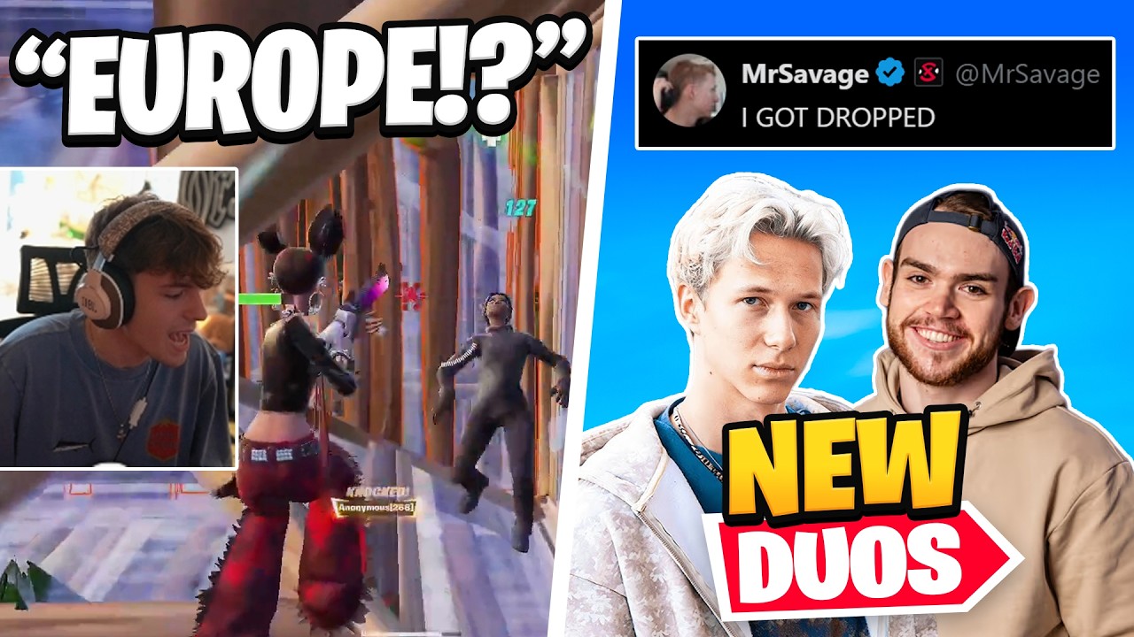 Savage and Mongraal New Duos | Fortnite's Big Announcement