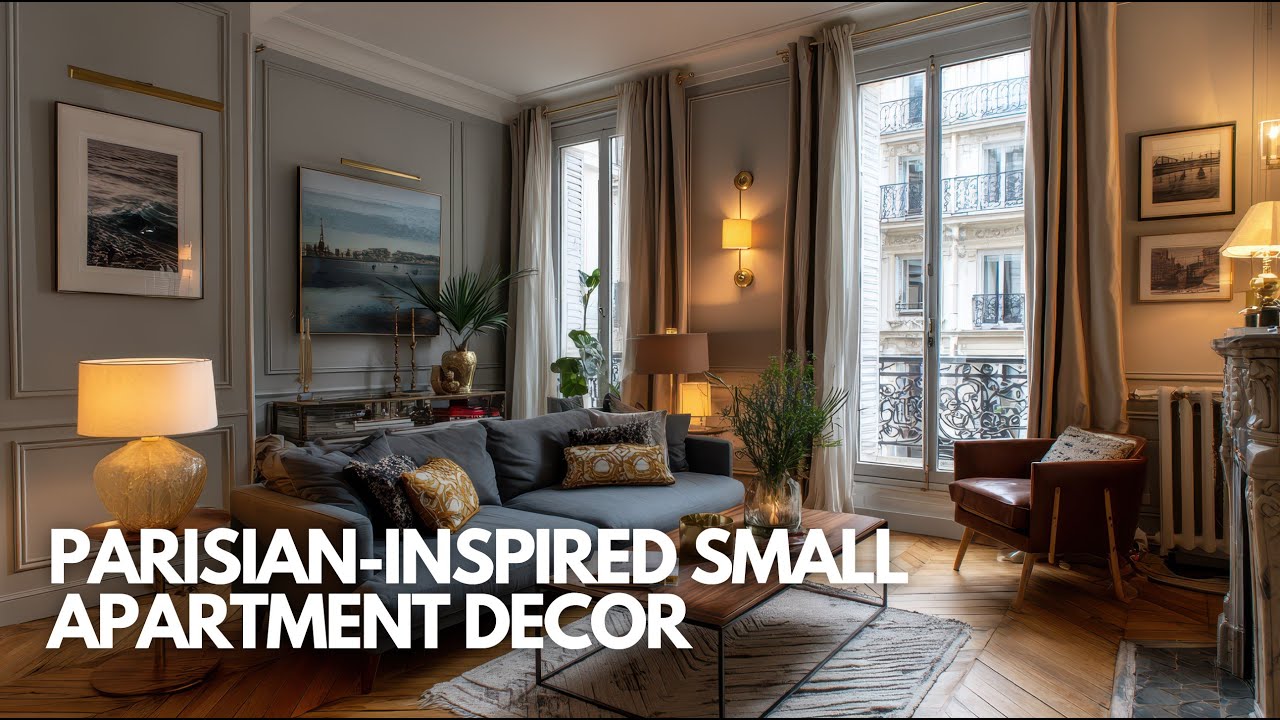 Parisian Inspired Small Apartment Decor That Balances Comfort and Refinement
