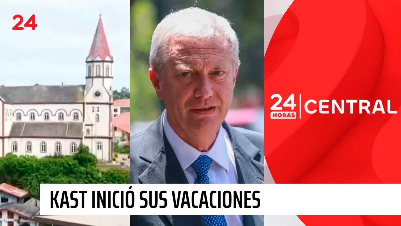 José Antonio Kast inició sus vacaciones en el sur del país | 24 Horas TVN Chile