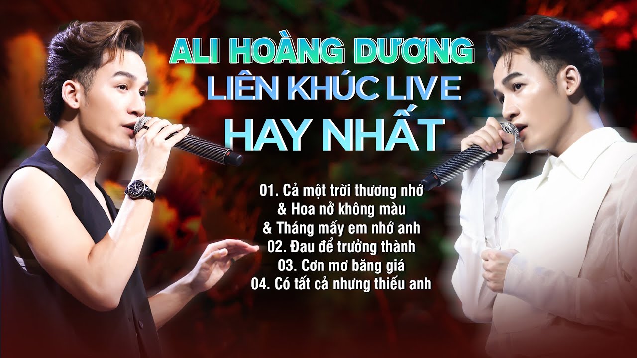 Liên Khúc ALI HOÀNG DƯƠNG - Những ca khúc cover NGHE LÀ DÍNH live tại KHU VƯỜN THANH ÂM