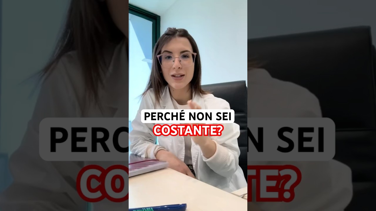 Perch&eacute; non sei costante?