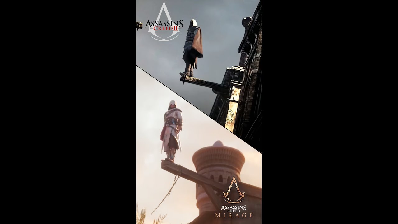 Assassin's Creed Mirage VS Assassin's Creed II Trailer (AC Mirage Trailer) #shorts