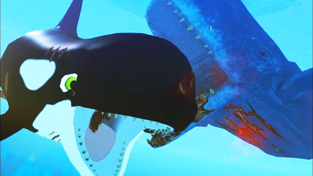 NEW KILLER WHALE vs NEW GIANT WHALE! - Feed and Grow Fish - Part 75 | Pungence