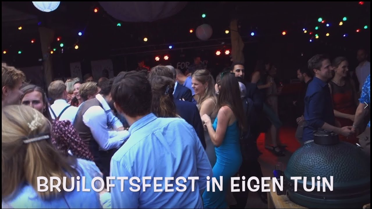 Bruiloftsfeest in eigen tuin met Two for you