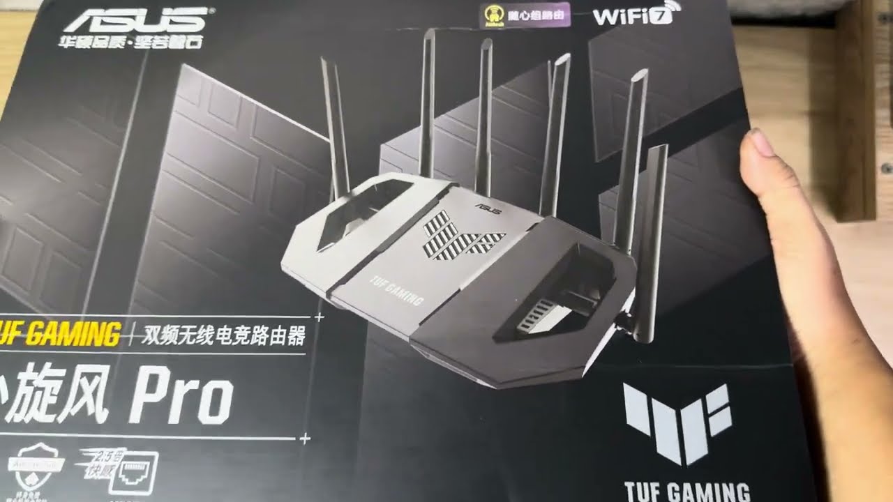 Unbox Router Wifi 7 - Asus Tuf Gaming Be6500 Pro