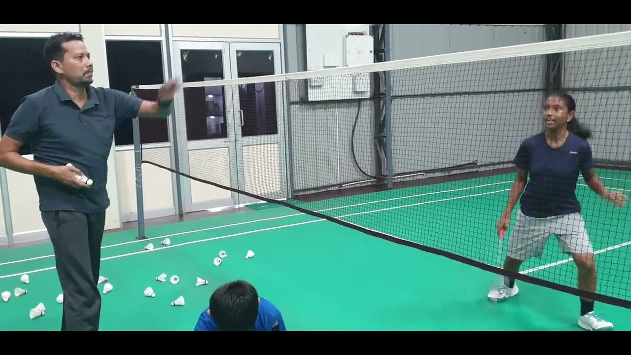 Deveshe Front Court Footwork...