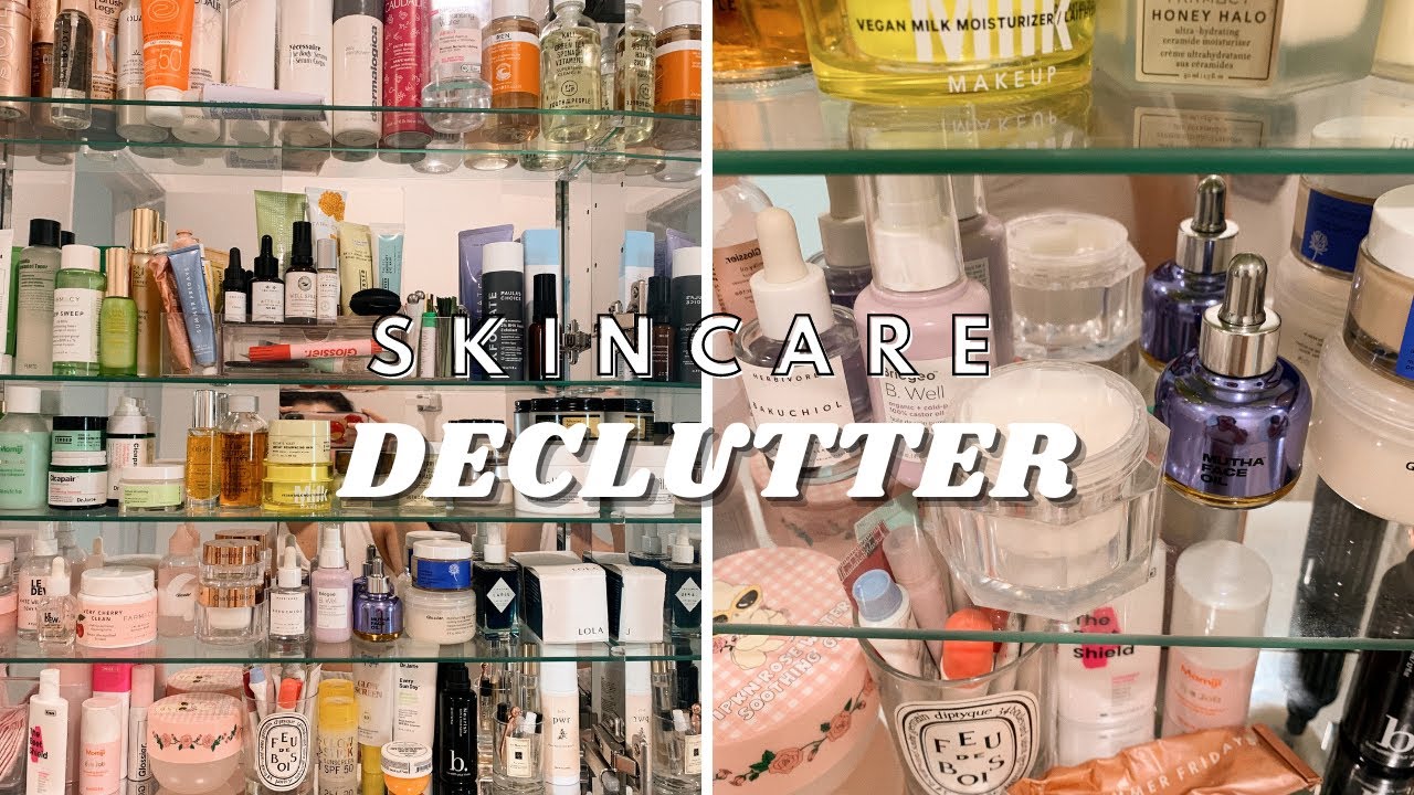 CLEANING UP MY SKINCARE COLLECTION