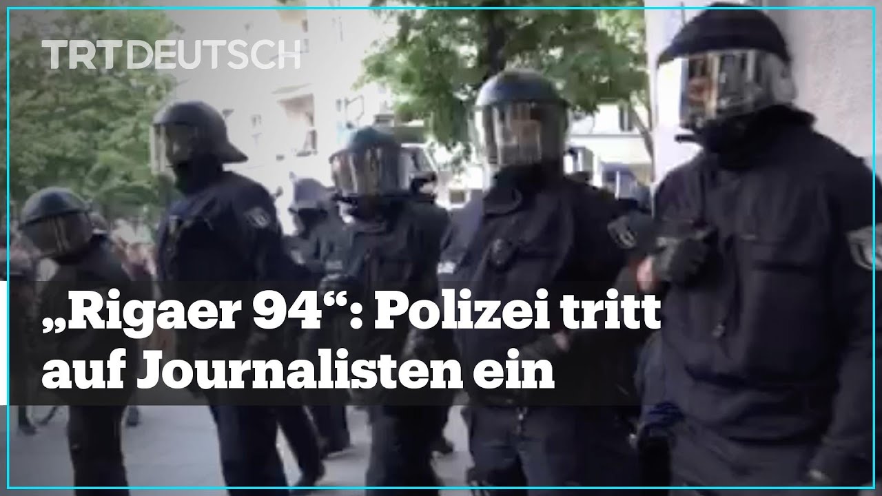 &bdquo;Rigaer 94&ldquo;: Polizei tritt auf Journalisten ein