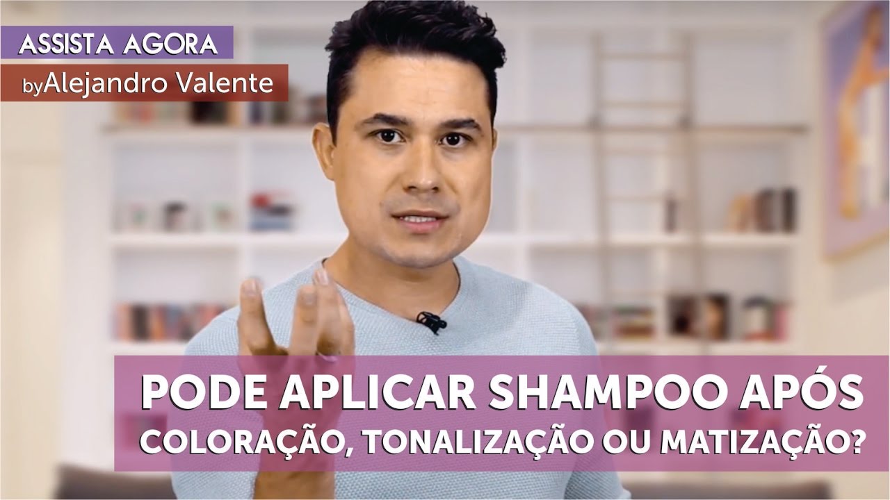 Pode aplicar shampoo após a coloração, tonalização e matização?? Sim ou não?