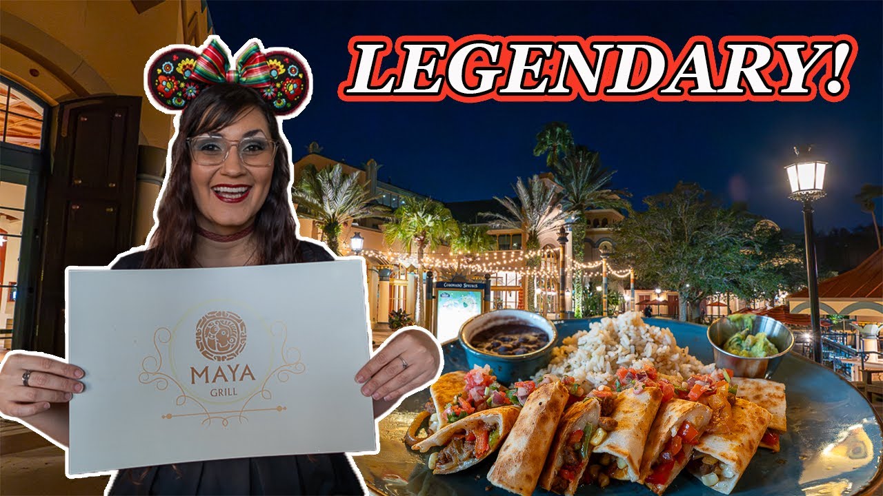 Maya Grill mythical meals 🪅 Disney World Coronado Springs food review