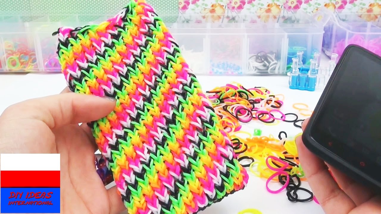 Zrób to sam: Etui na HTC z gumeczek loom bands