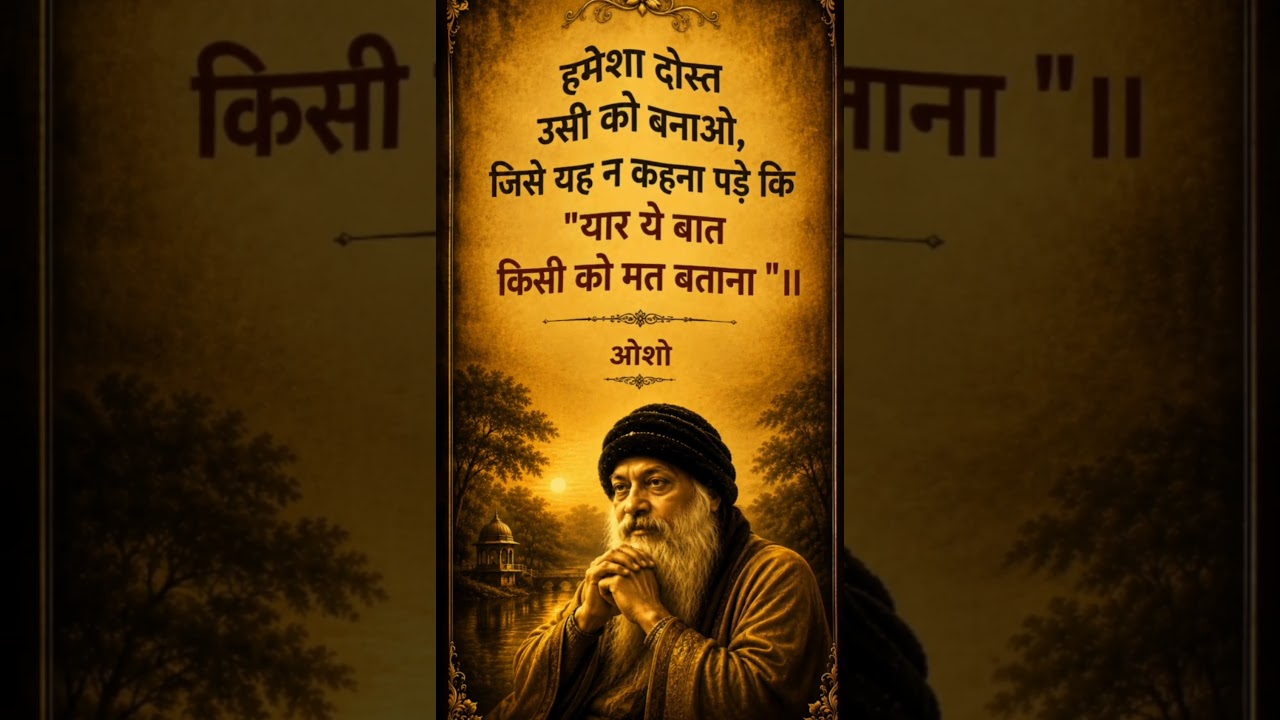 Osho Talks 🌸#osho #oshoquotes #oshotalks #oshohindiquotes #spirituality #motivation #shorts #dj