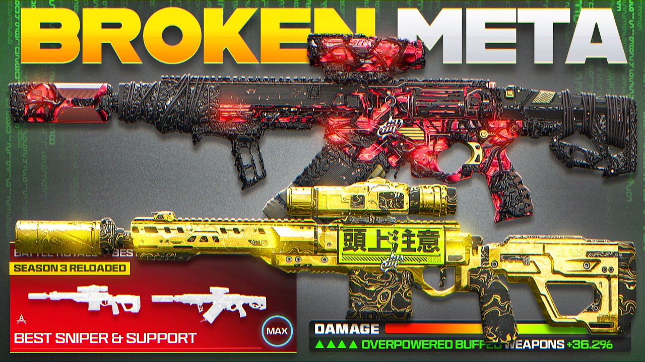 new #1 WARZONE META LOADOUT for SNIPING! (Best Sniper & Support Class in BO7 WZ)