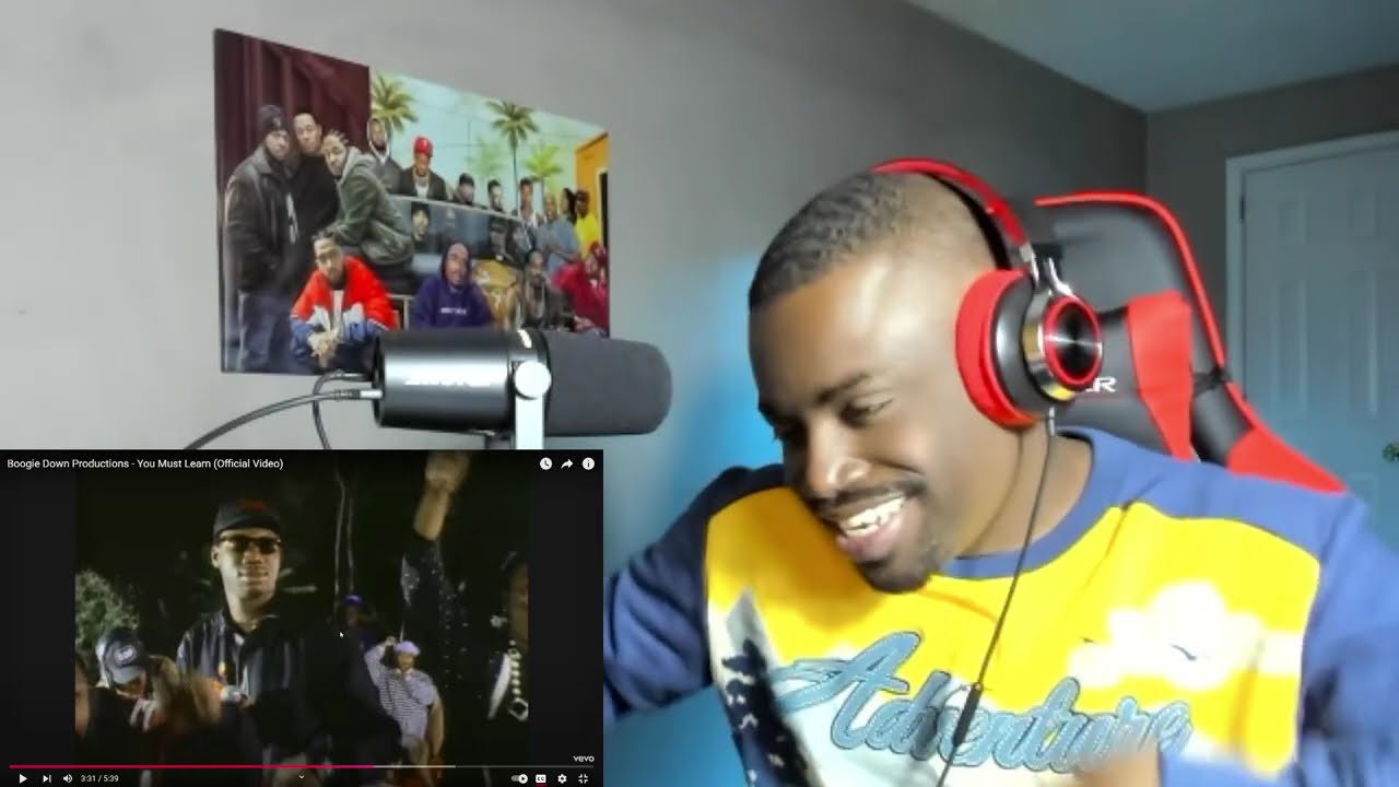 25 Yr Old Reacts To Boogie Down Productions - You Must Learn (Official Video)