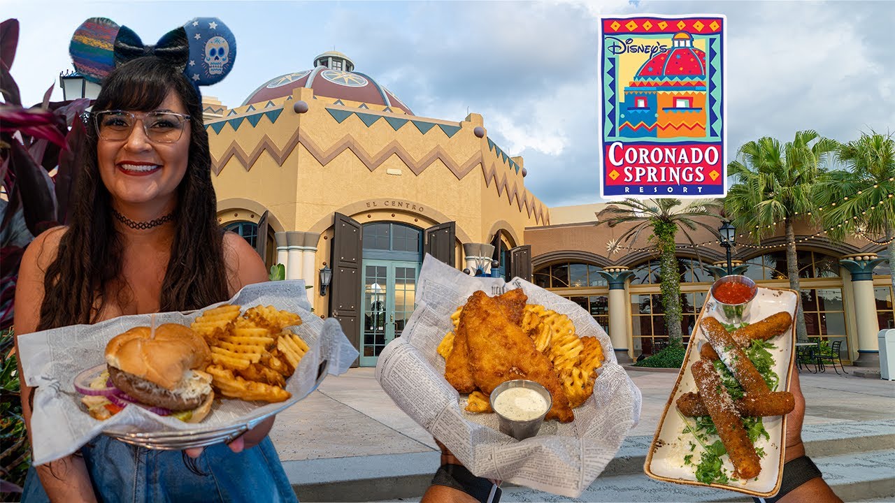 Disney's Coronado Springs DINNER 📺 Rix Bar & Grill food review