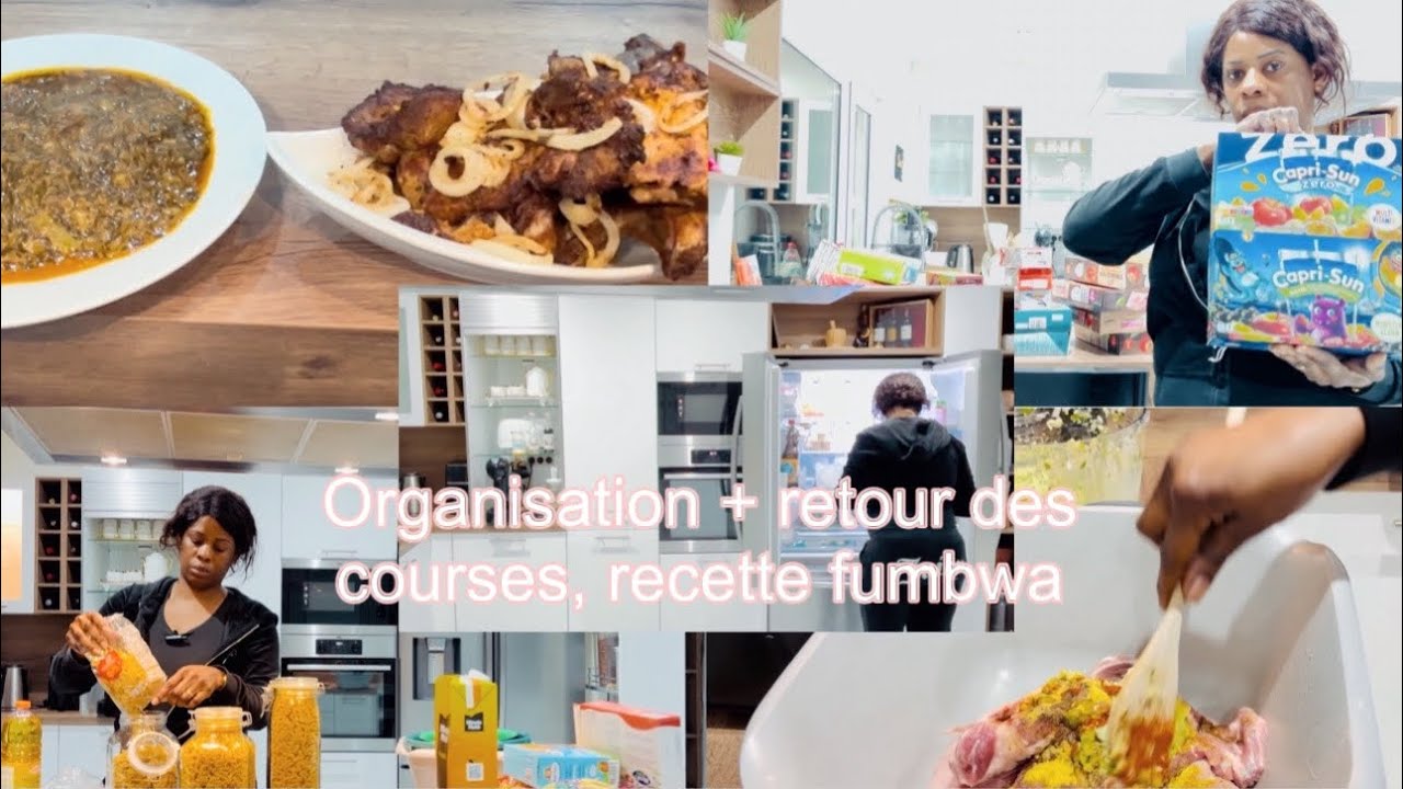 RETOUR DES COURSES + COMMENT PRÉPARER DU FUMBWA 🛒