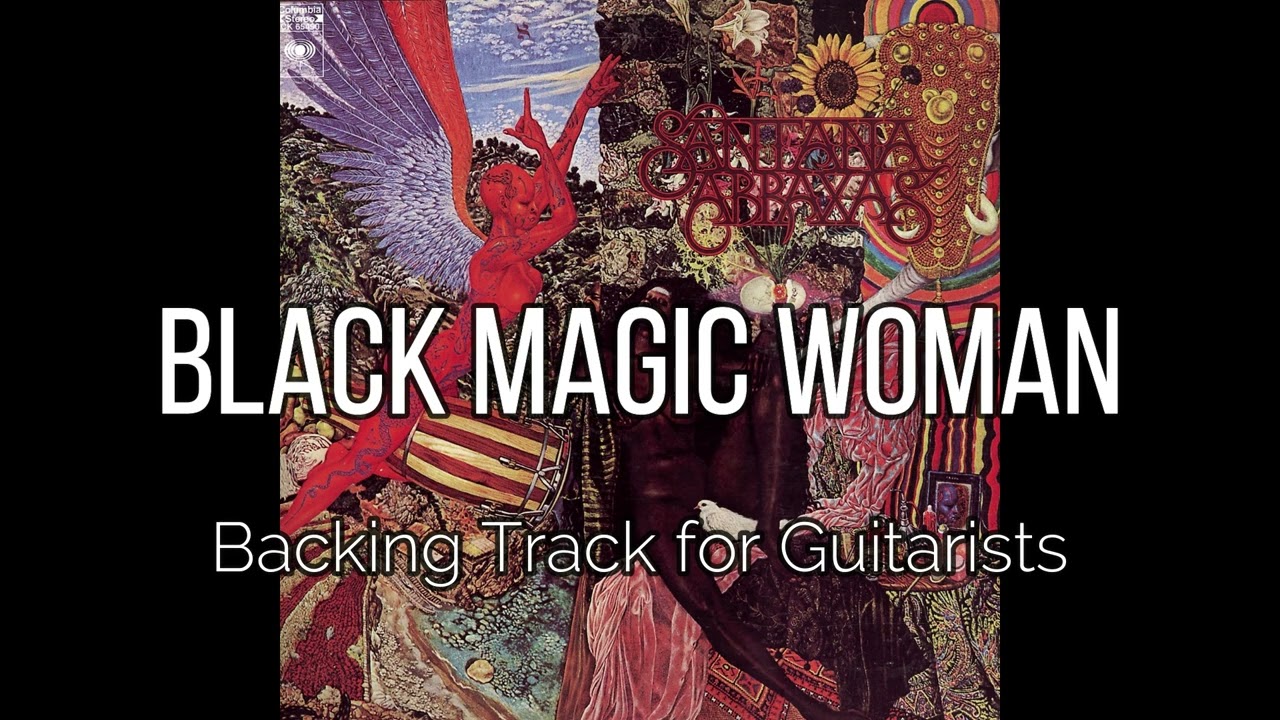 Santana - Black Magic Woman (Backing Track for Guitarists, Carlos Santana)