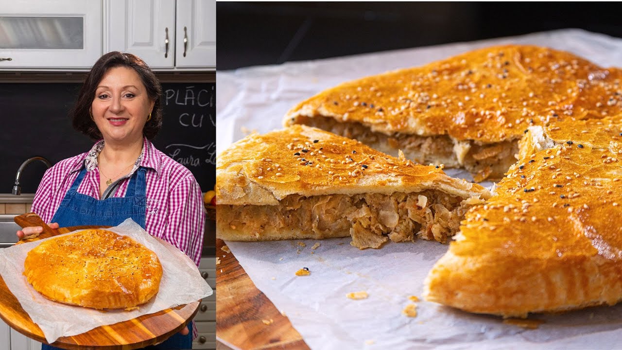 Plăcintă cu varză - rețetă țărănească pentru cea mai bună plăcintă cu foi de casă!