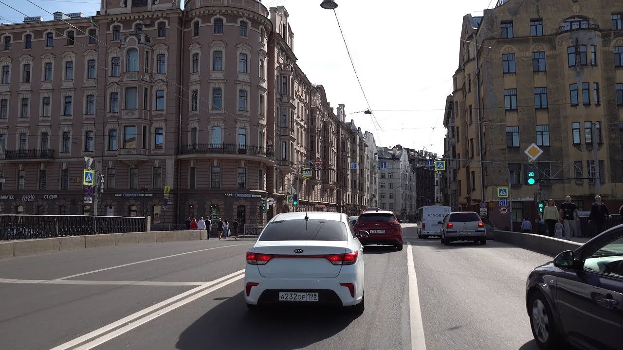 На Машине по Санкт-Петербургу 4K