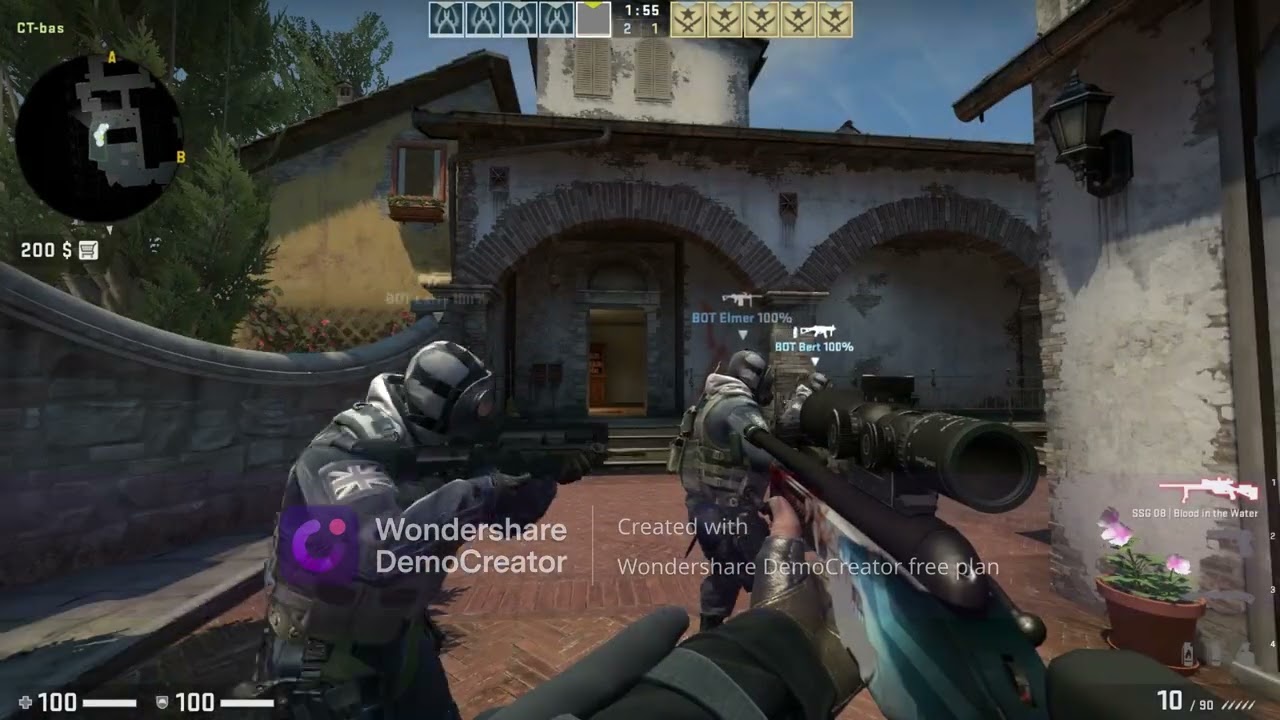 csgo with bots inferno