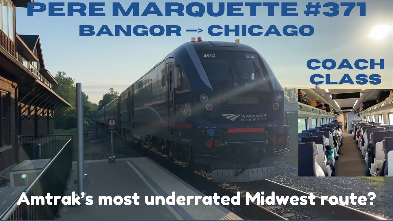 The Early Bird Train in West Michigan: Amtrak’s Pere Marquette from Bangor to Chicago