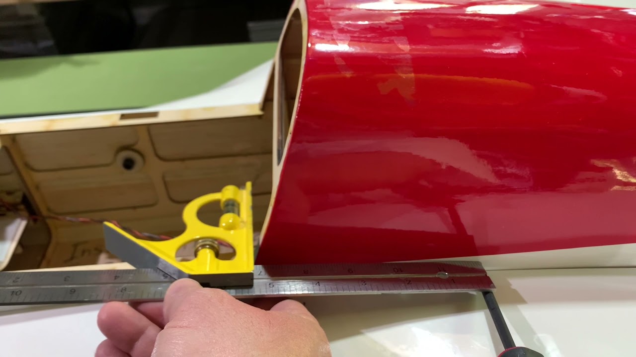 Richmodel Burt Rutan Long EZ update: Control Throws, mounting the wing, and CG Location