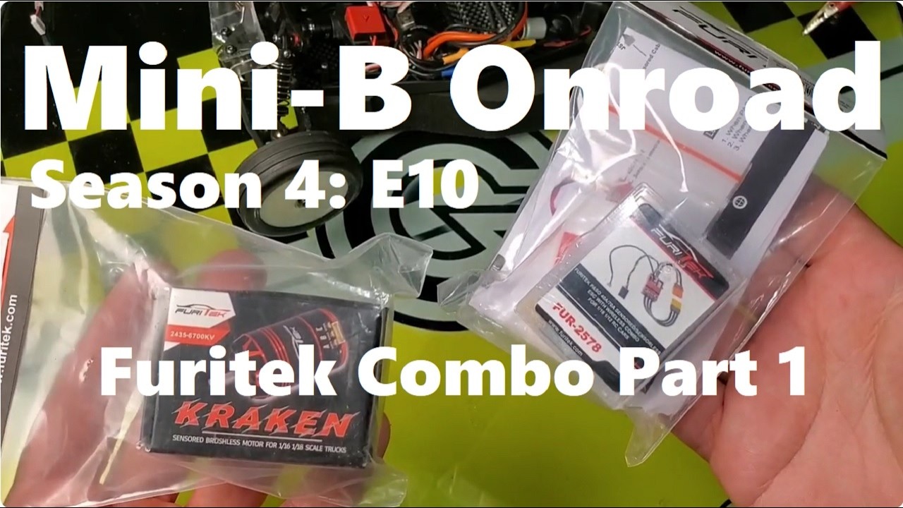 Mini-B Onroad - 4 сезон: 10 серия: Бесколлекторный регулятор скорости Furitek VORTEX 6700kv в ком...