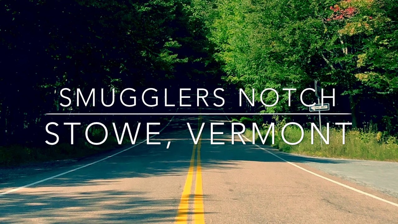Motorcycle ride through Smugglers Notch and Stowe, Vermont
